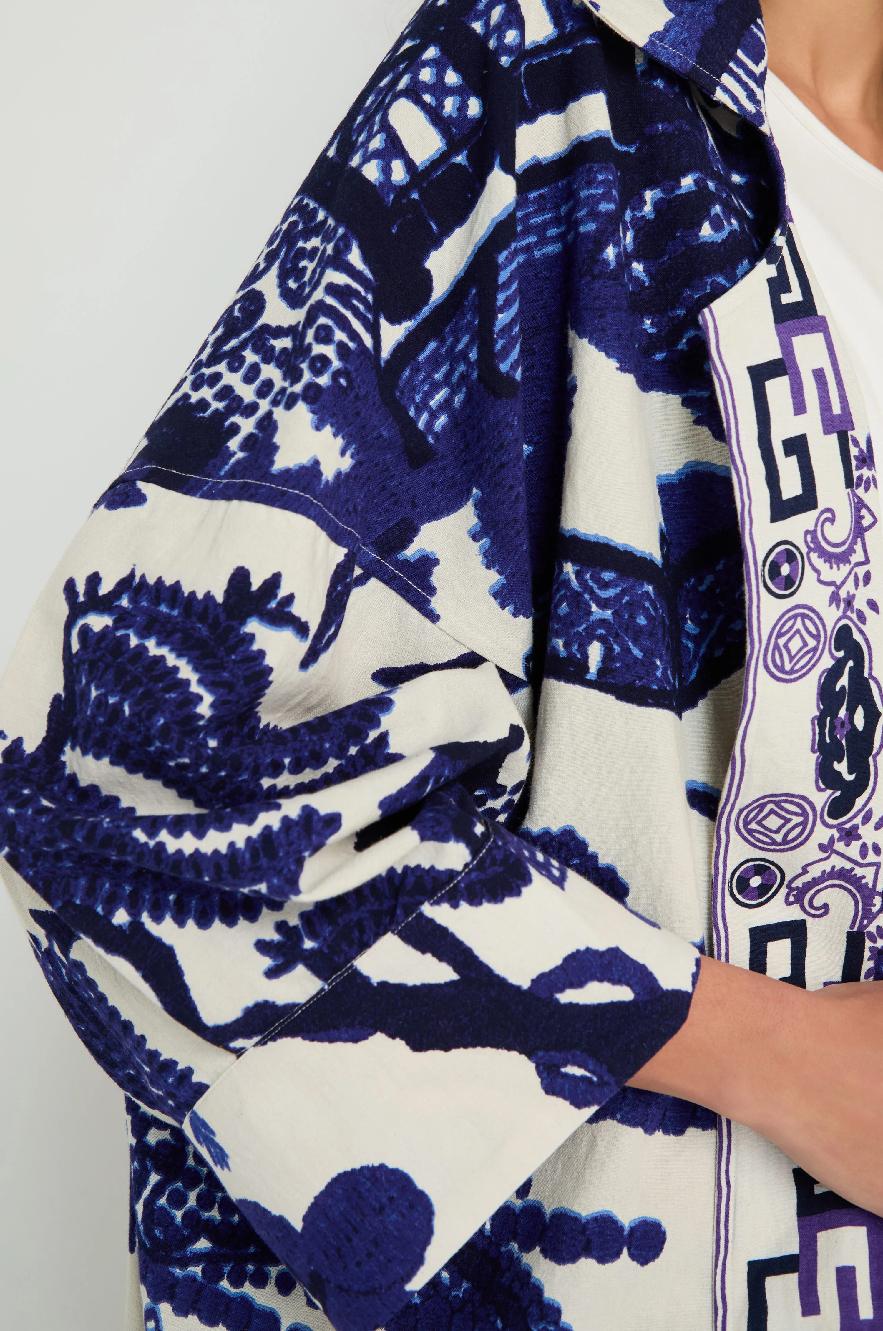 Willow Print Summer Coat - Image 5